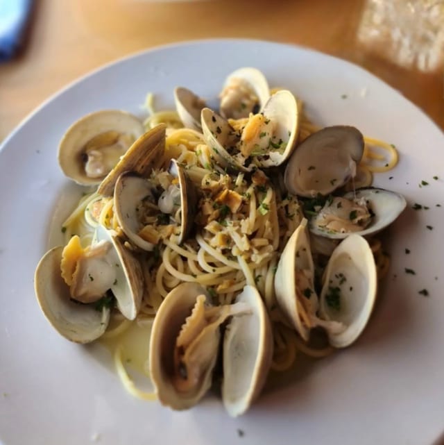Spaghetti with Clam Sauce.